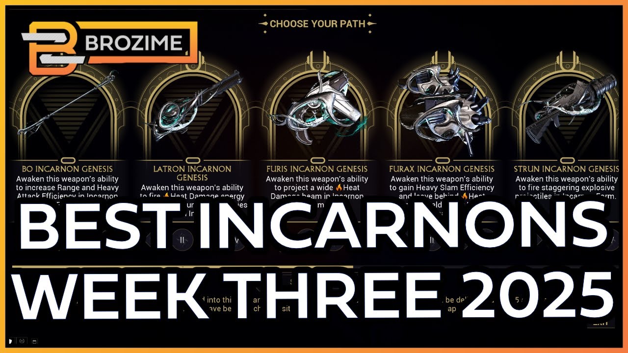 The BEST INCARNON Week Three | Warframe Build Refresh