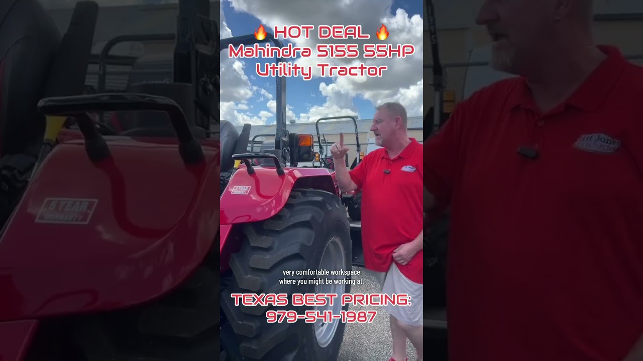 🔥 ГОРЯЧЕЕ ПРЕДЛОЖЕНИЕ 🔥 Коммунальный трактор Mahindra 5100 Series 5155 Shuttle 4WD &mdash; ЛУЧШАЯ ЦЕНА ...