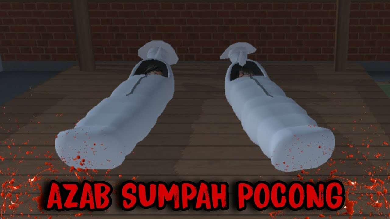 AZAB SUMPAH POCONG || HORROR MOVIE SAKURA SCHOOL SIMULATOR