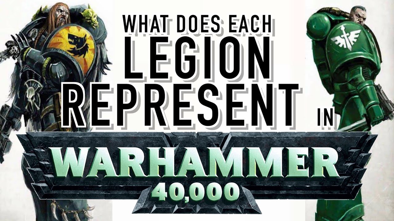 What Does Each First Founding Spacemarine Legion Represent in Warhammer 40K For the Greater WAAAGH