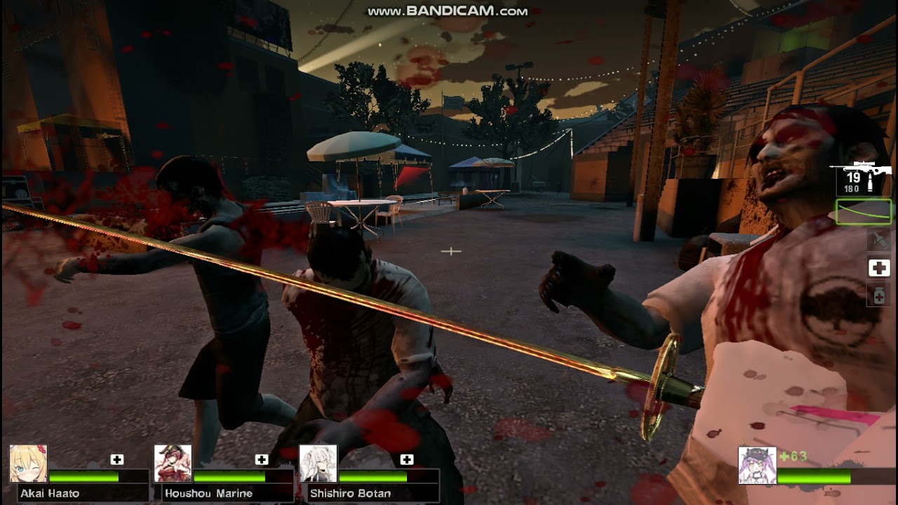 Left 4 dead 2 but it's hololive mod