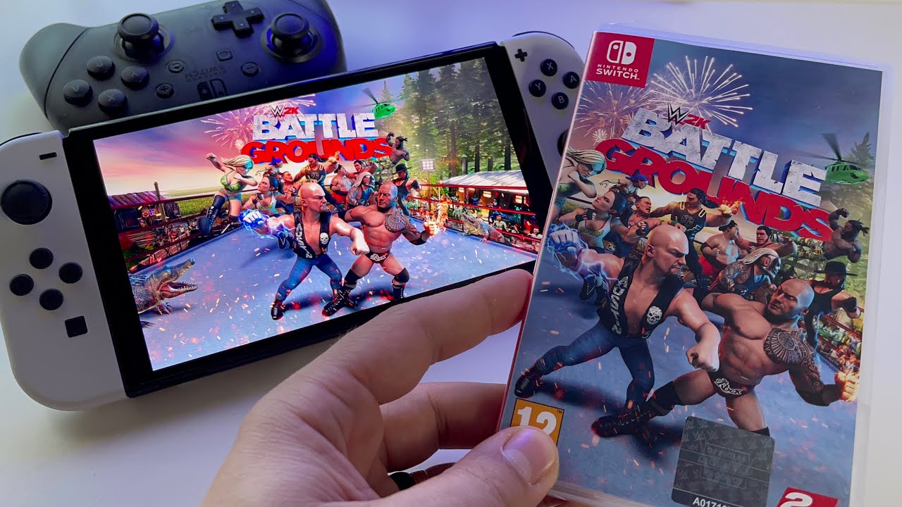 WWE 2K Battlegrounds — ОБЗОР | Игровой процесс на портативной консоли Switch OLED