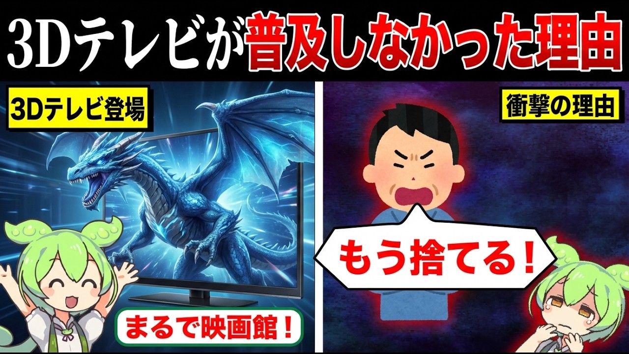 3Dテレビってやっぱいらんかったよね？www