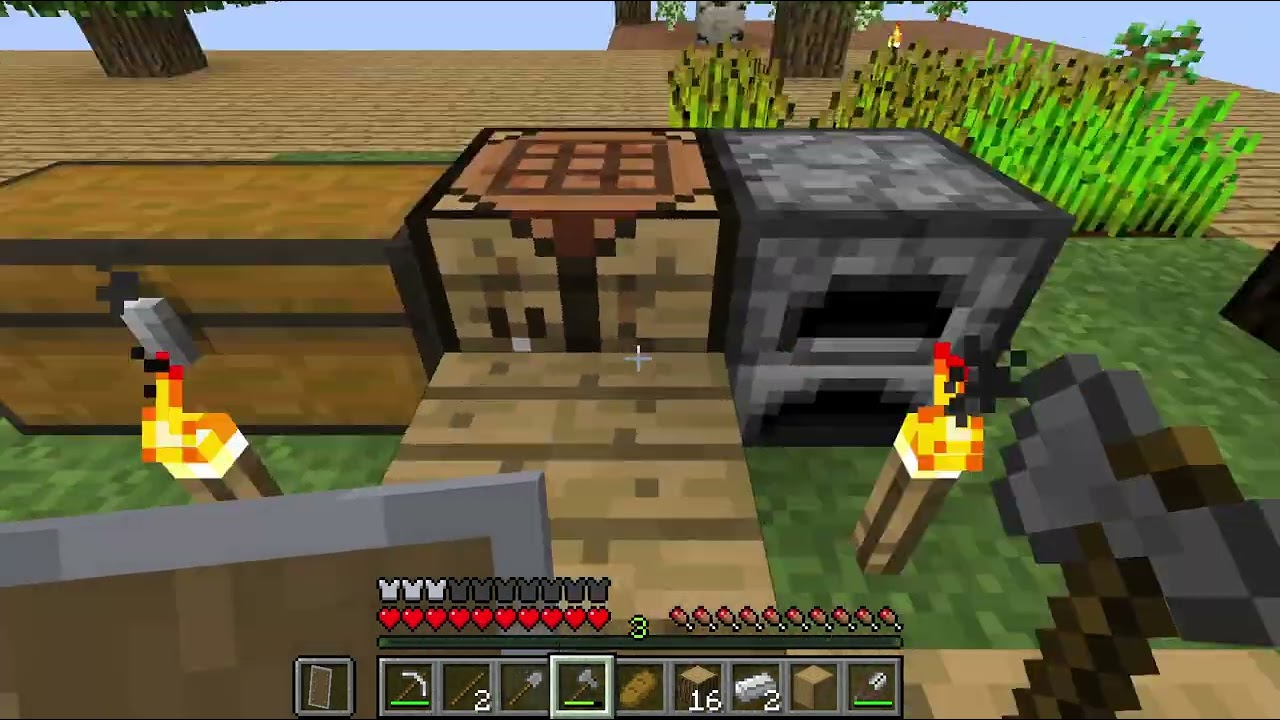 arkadaşımla skyblock oynuyoruz