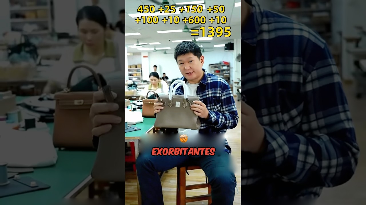Tiktoker chino revela el precio real de los bolsos de lujo estadounidenses #China