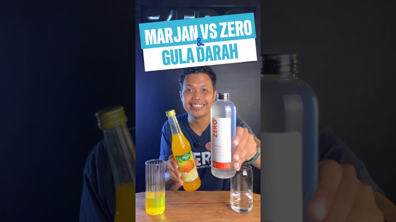 Sirup Marjan, Sirup Zero rasa mangga & gula darah #diabetestips #enakbisasehat #indonesianfood