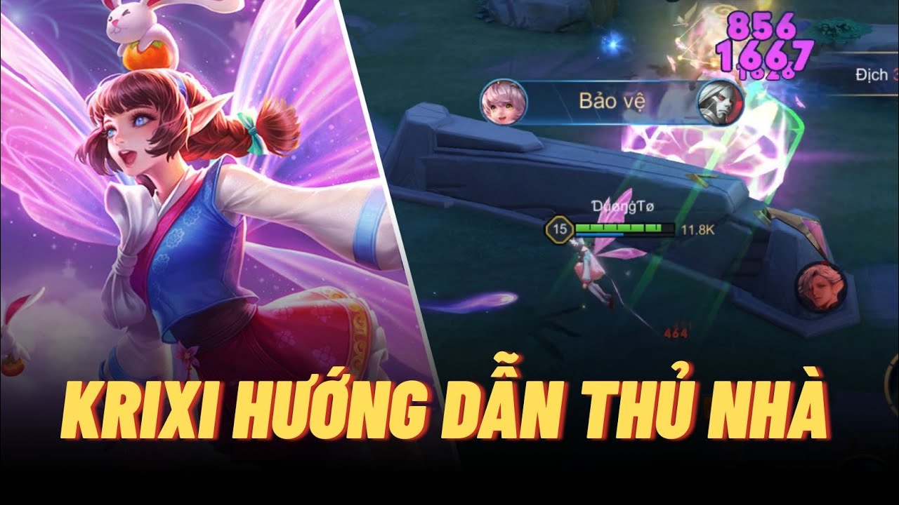 Krixi - Cô Tiên Thỏ hướng dẫn các cháu thủ nhà ngày Trung Thu với Icyfoxx | Liên quân mobile
