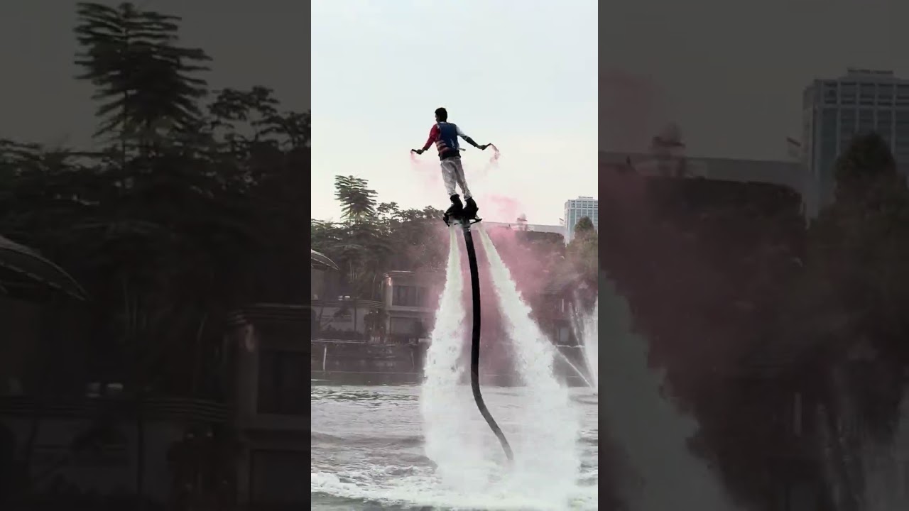 Acrobatic Barongsai On The Water#fypシ#viral 