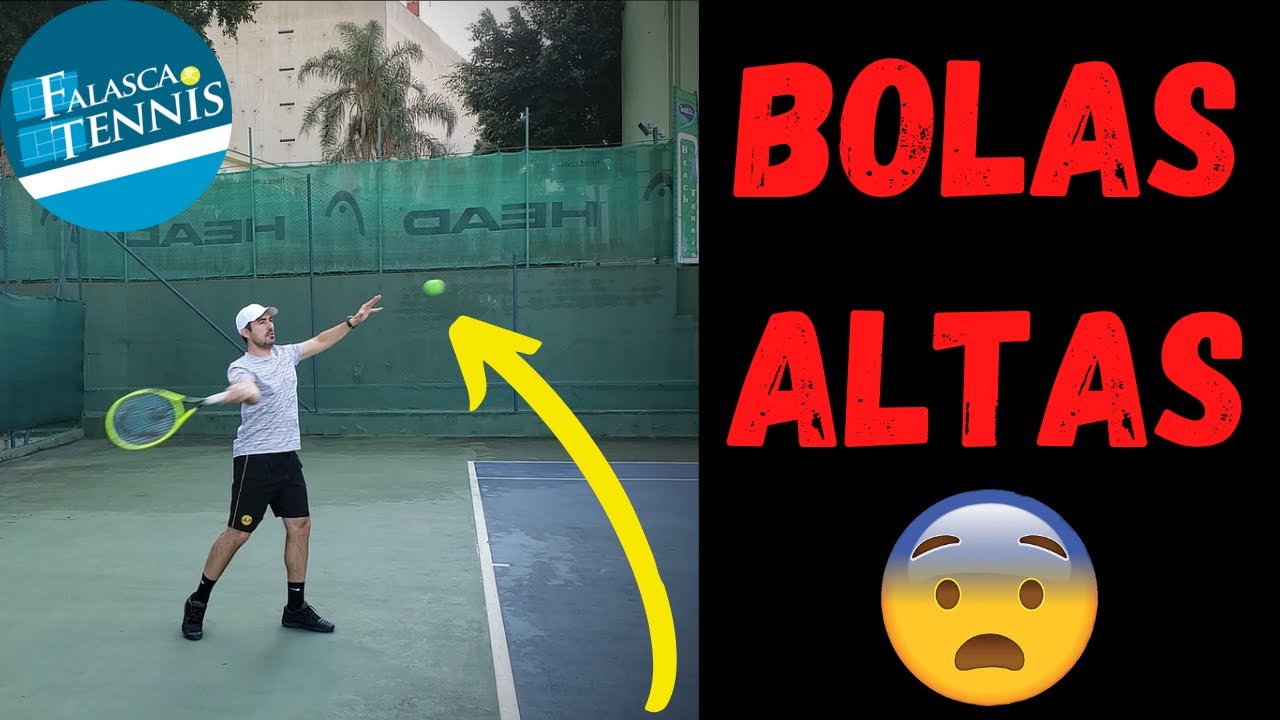 Como devolver BOLAS ALTAS no tênis?   |   Falasca Tennis