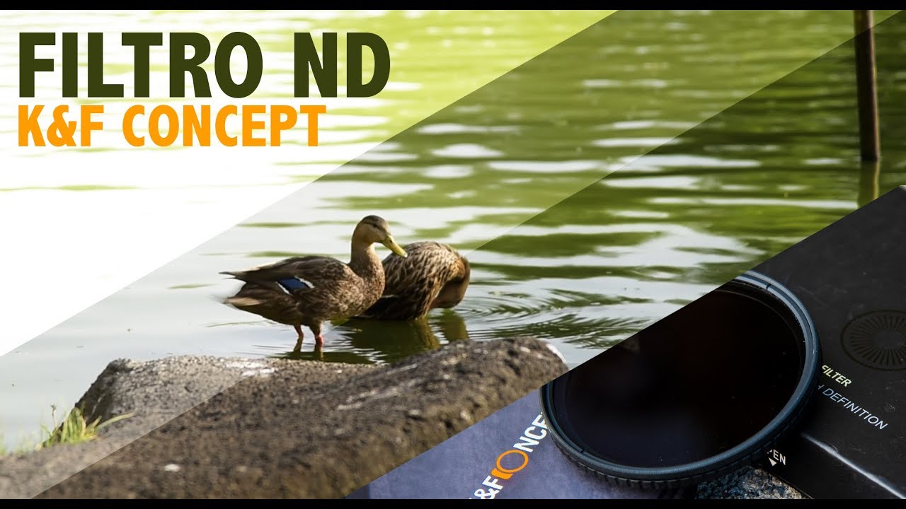 #138. EFECTO SEDA con FILTRO ND o Densidad Neutra - K&F Concept