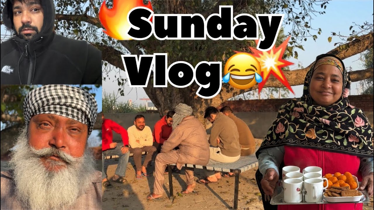 Sunday new vlog😂bhalwaan786 1.1million views #ontrending 