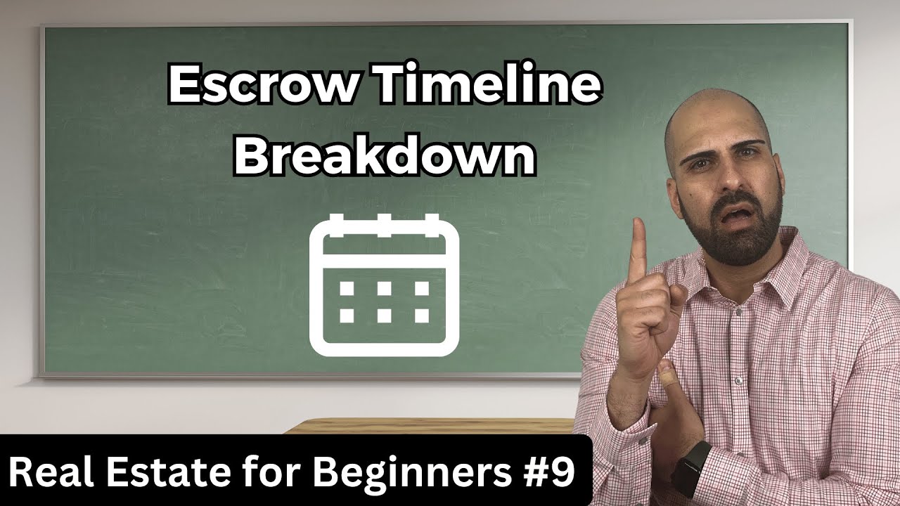 Escrow Timeline Breakdown | Real Estate for Beginners #9