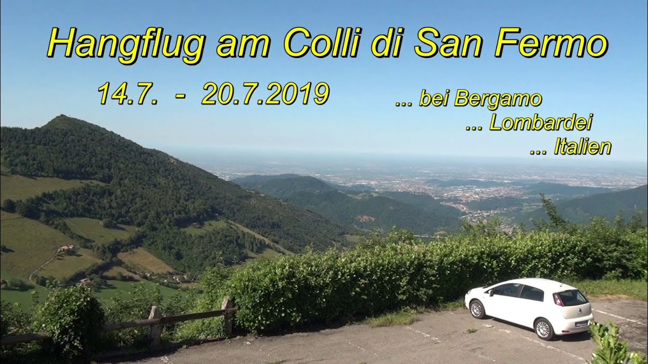 Hangflug am Colli di San Fermo / Juli 2019