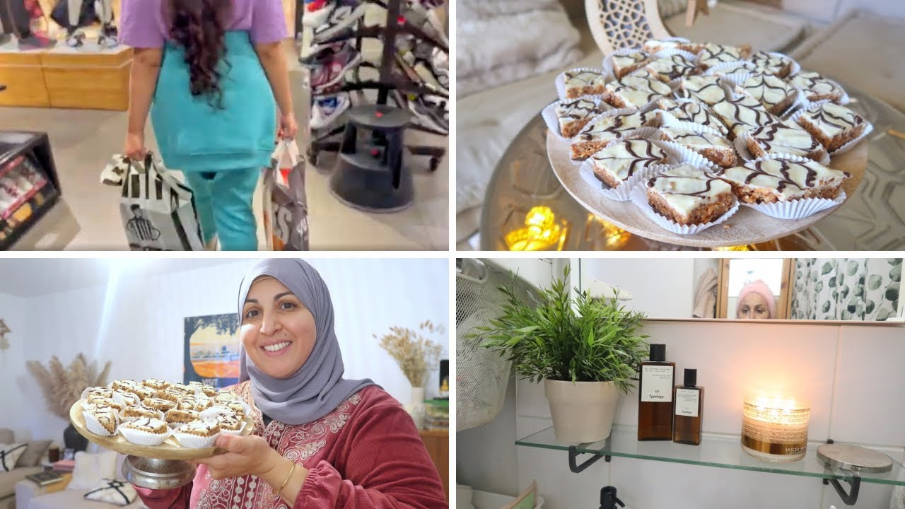 PRÉPARATIFS DE FÊTE DE L'AÏD 🌙 : HAUL SHOPPING  🛍️ GÂTEAUX  🎂SOIN VISAGE  ... RAMADAN’UP 5
