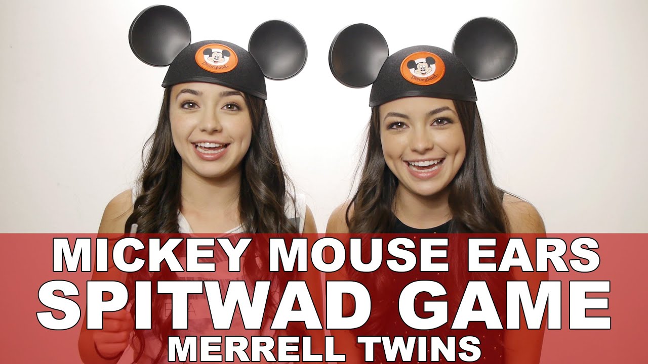 Mickey Mouse Ears Spit Wad Game - Merrell Twins