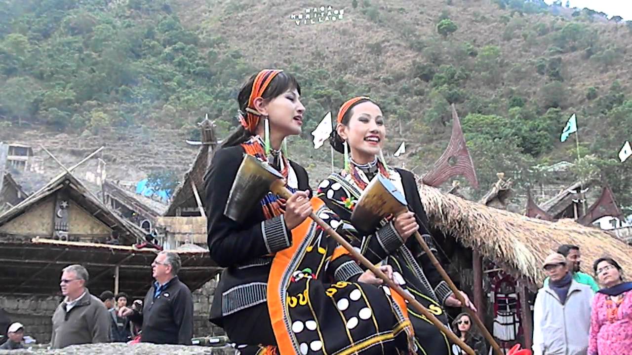 Tetseo sisters at the Hornbill festival Nagaland