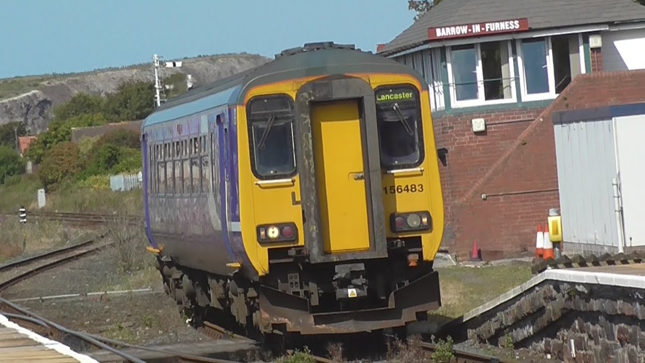 Trains At Barrow-in-Furness,St Bees & Whitehaven - Tuesday 2nd September 2014