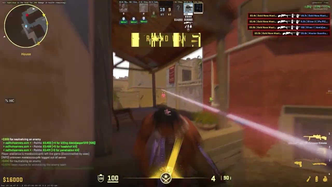 CS2 HVH Highlights #2  | ft. gamesense.pub