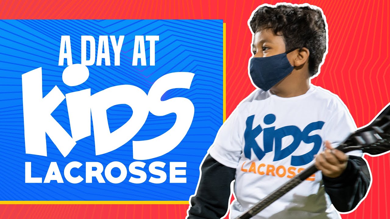 Playing lacrosse with Kids Lacrosse