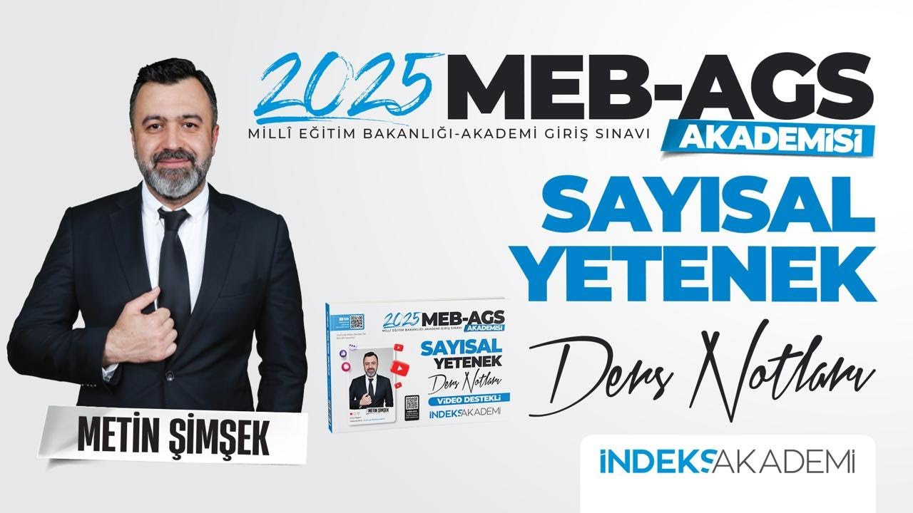 12 - 2025 AGS - Sayısal Yetenek - Köklü Sayılar - II - Metin ŞİMŞEK