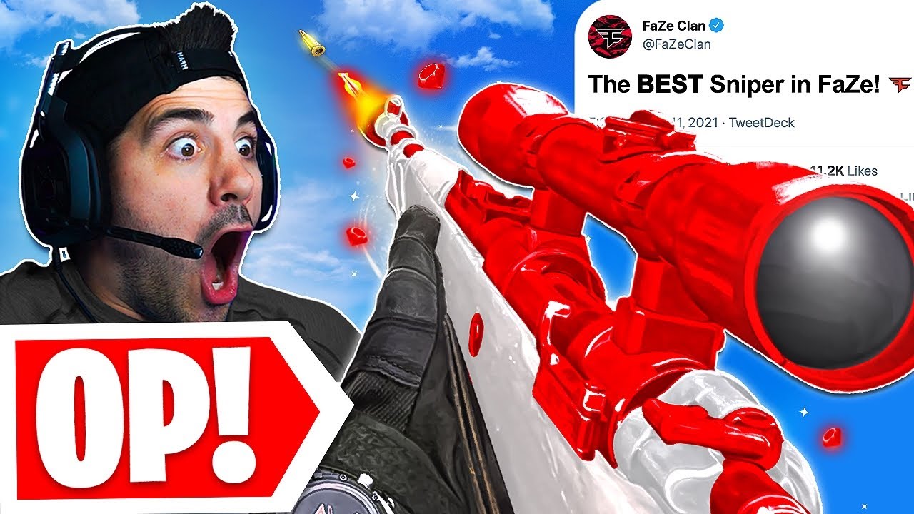 The #1 BEST SNIPER in FaZeClan! 😮 (Cold War Warzone)