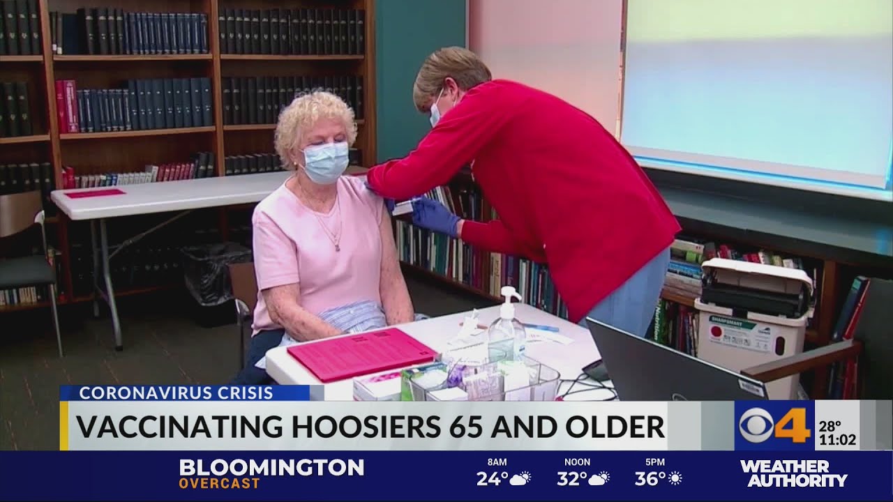 Vaccinating Hoosiers ages 65-69