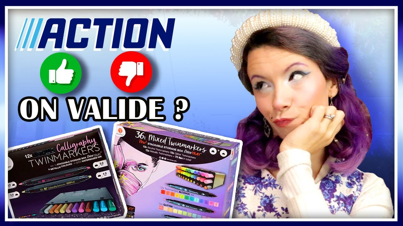 HAUL ACTION 🌟 I Test feutres métalliques , à paillette et à alcool 🎨 I TEST SWATCH et ILLUSTRATION I