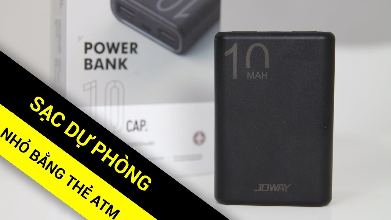 Pin Sạc Dự Phòng 10.000 mAh chỉ bé bằng thẻ ATM sạc được 2 điện thoại