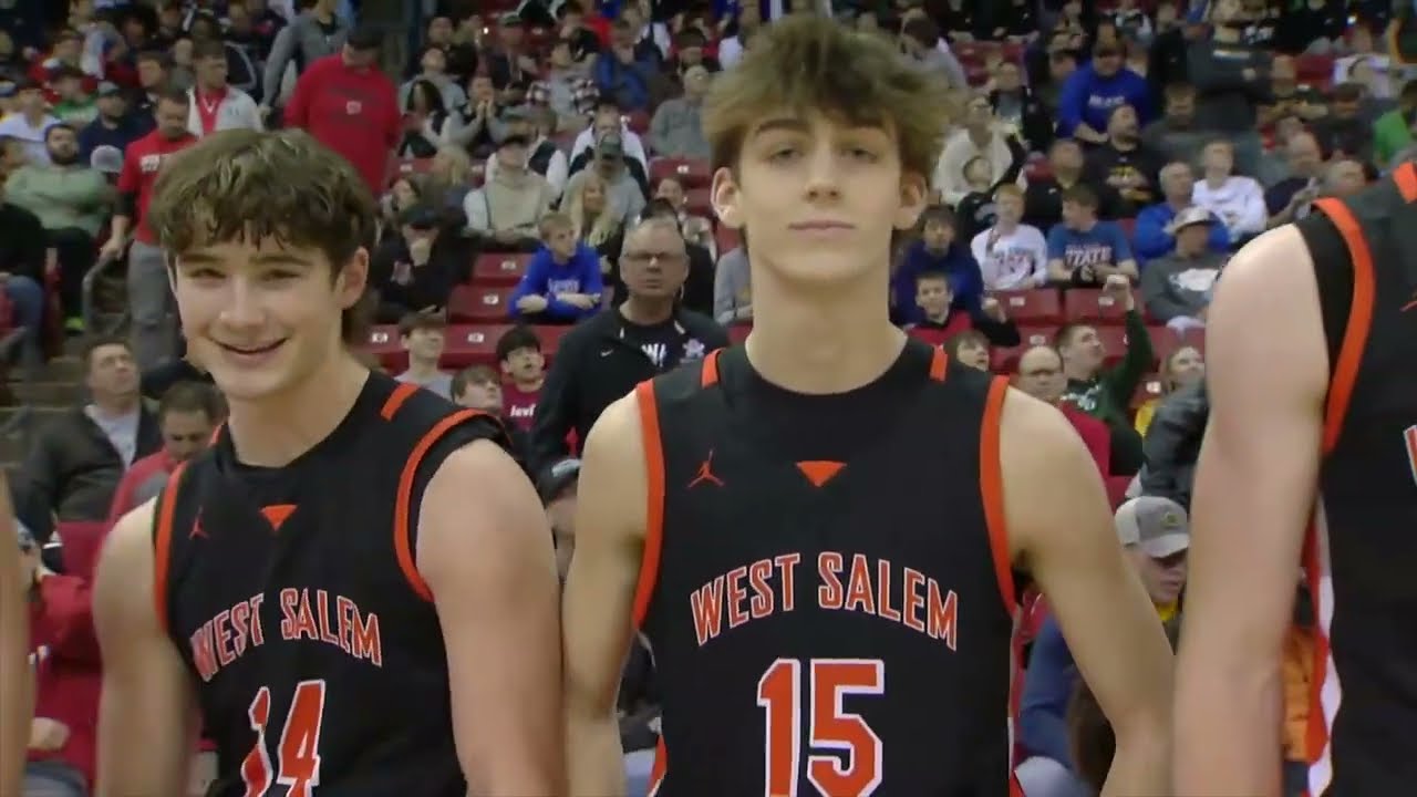 2024 WIAA Boys State Basketball Semifinal Division 2  West Salem vs Pewaukee