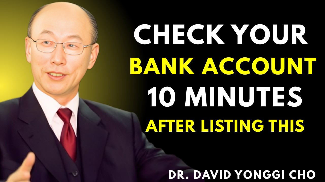 You Will Attract A Financial Miracle Just By Hearing This Prayer Once | Dr. David Yonggi Cho