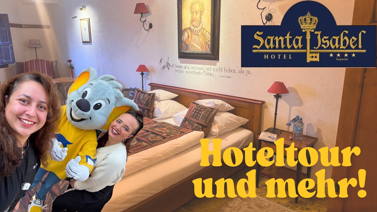 &Uuml;bernachten im Santa Isabel! Europa-Park Hotel mit Roomtour, Dinner & Fr&uuml;hst&uuml;ck