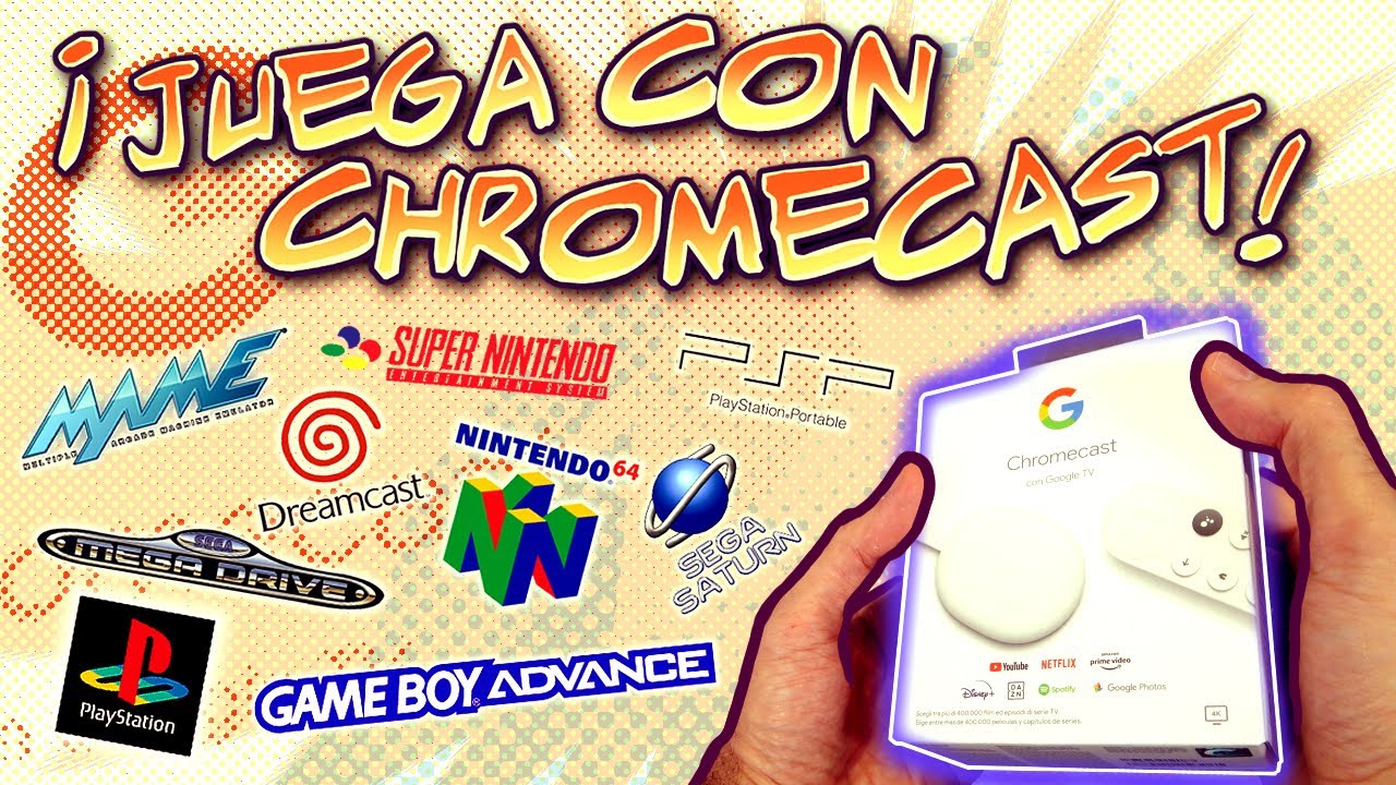 🕹️ NUEVO GOOGLE CHROMECAST con GOOGLE TV  ¿ se puede jugar a emuladores ?