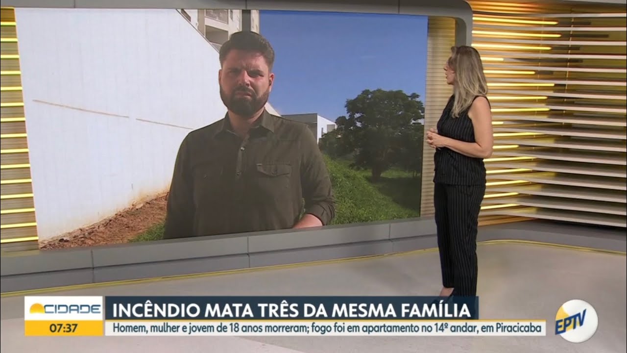 Quem são as vítimas do incêndio que matou três pessoas em apartamento de Piracicaba