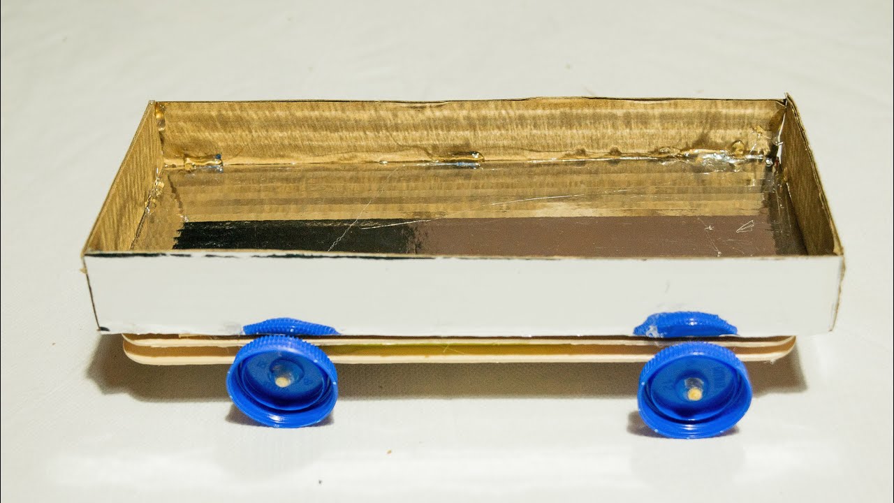 👉 Automatic Rubber Band Car 🚚⚡ | High Speed Truck DIY from Bottle Caps | BEST-CRAFTY 
