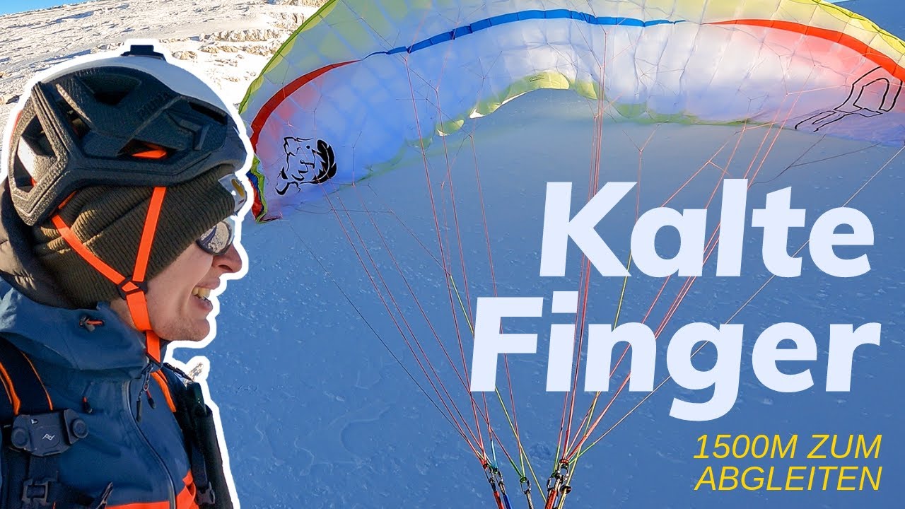 SKIMO & FLY | Warscheneck | heftiger Wind Flug war schon fast nicht möglich...