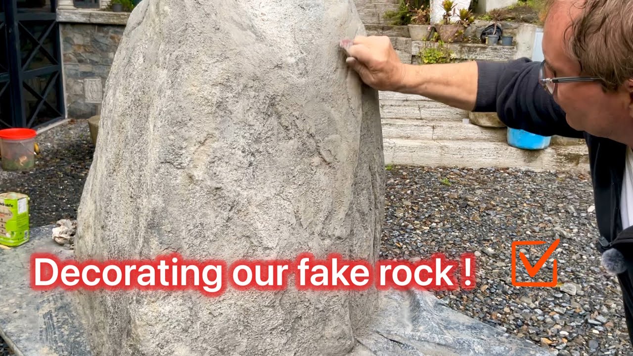 How to Finish Fake Rock So It Looks 100% Real : Pro Texturing and Finishing 