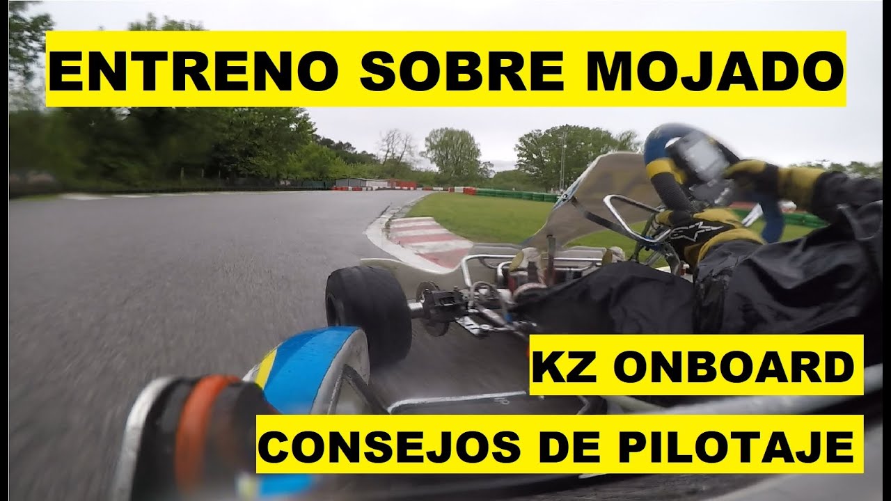 HABLEMOS DE... ¿COMO * RODAR SOBRE PISTA * MOJADA * O * LLUVIA * CON UN KART * ?