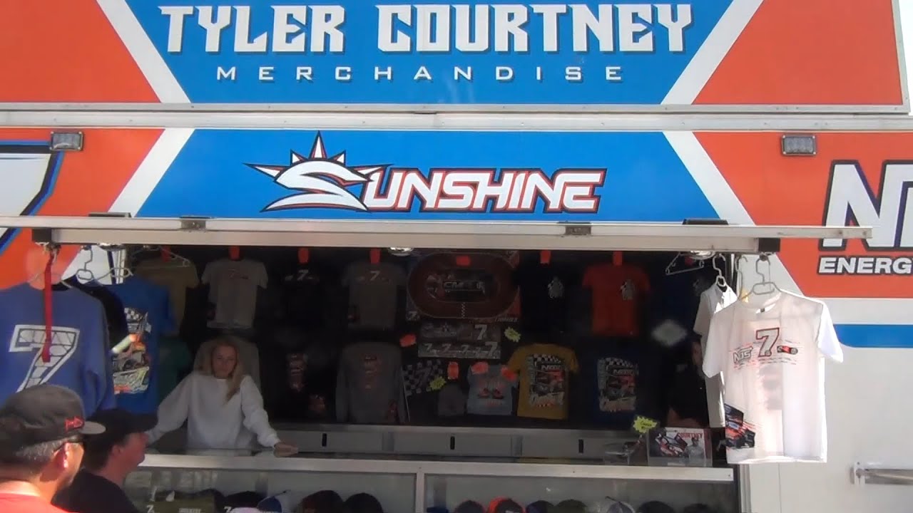High Limits Sprint Car Series-Merchandise row @Eagle Raceway 2023