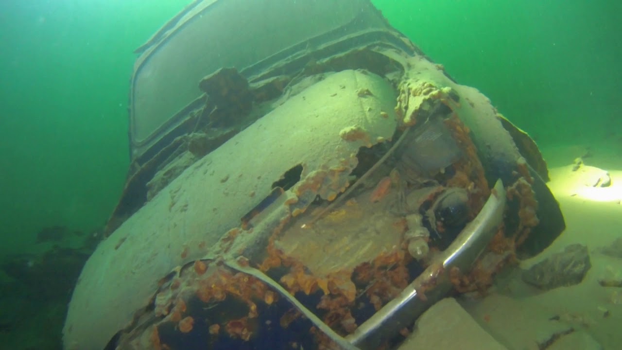 Ritrovamento relitto Fiat 500 Giardinetta nel Lago Maggiore