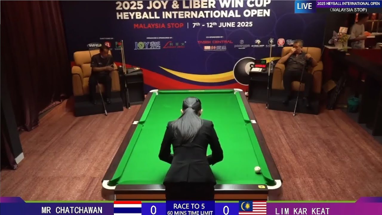 Mr Chatchawan 🆚️ Lim Kar Keat | 2025 JOY Heyball International Open Malaysia Stop