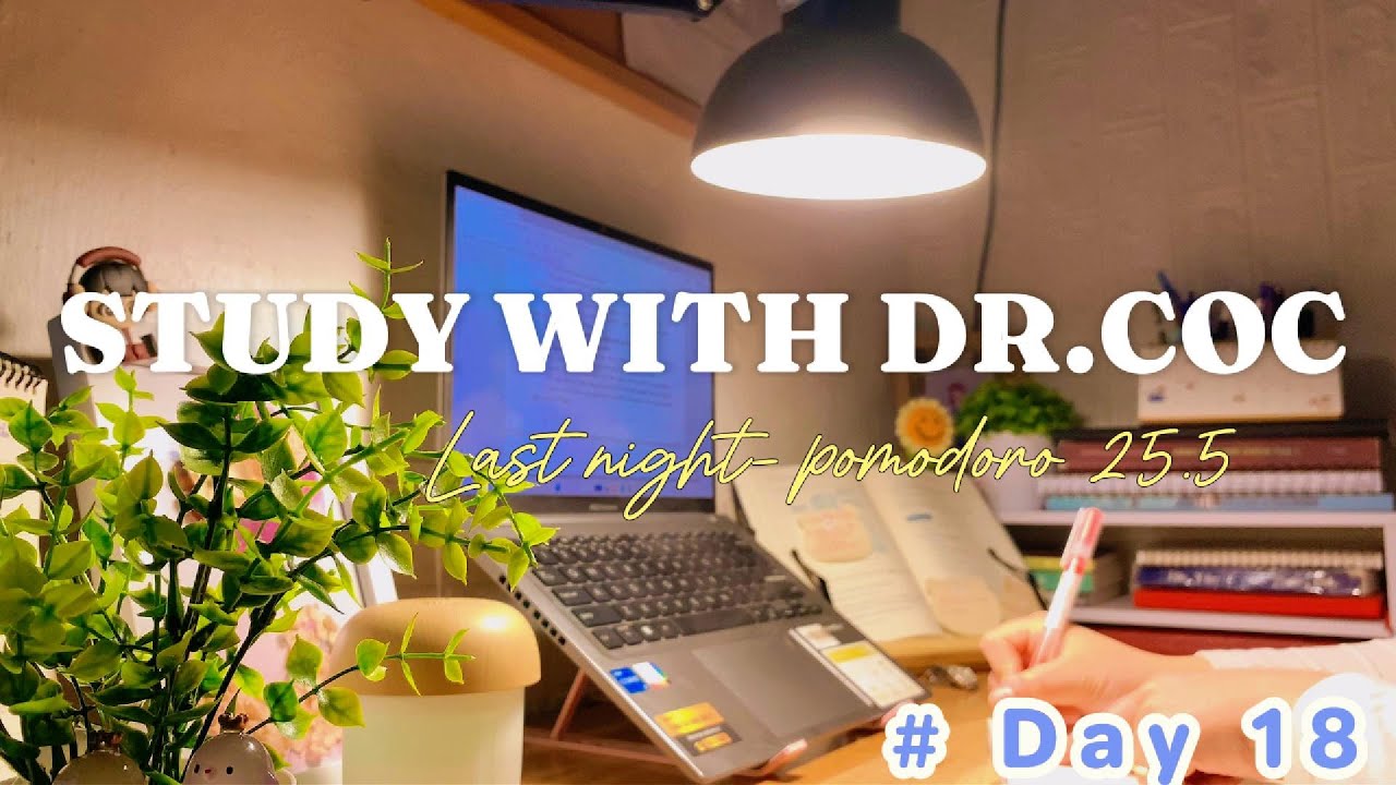 [🎯HỌC ĐI ĐỪNG DO DỰ]- 📚1 HOUR STUDY WITH ME- 🍅POMODORO 25/5-  💐LOFI MUSIC- DEEP FOCUS ️🍀