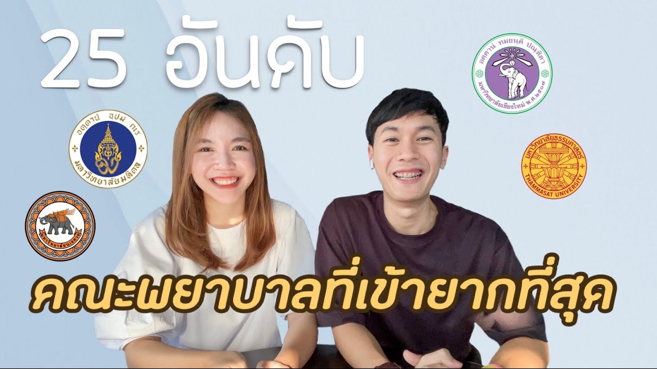 เรียนต่อไหนดี : 25 อันดับ คะแนนคณะพยาบาลศาสตร์ 2563