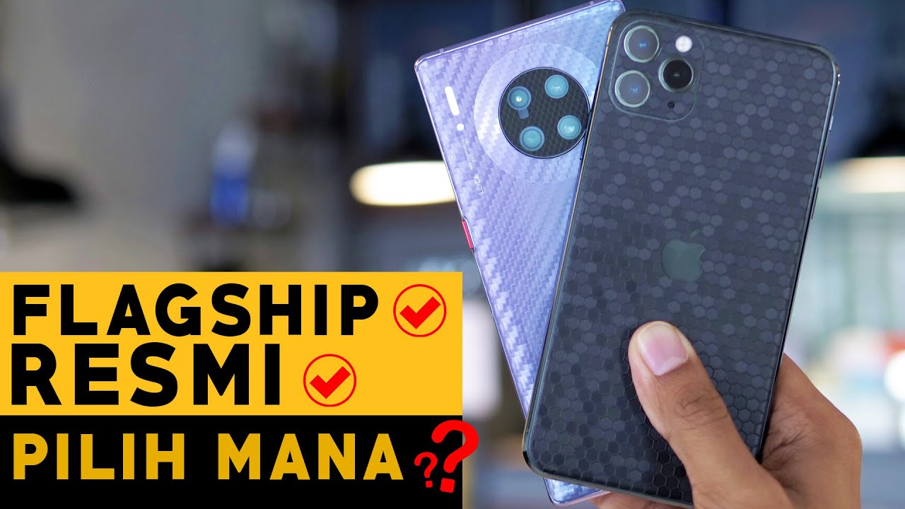 iPHONE 11 PRO MAX vs HUAWEI MATE 30 PRO - Comparison Review Indonesia