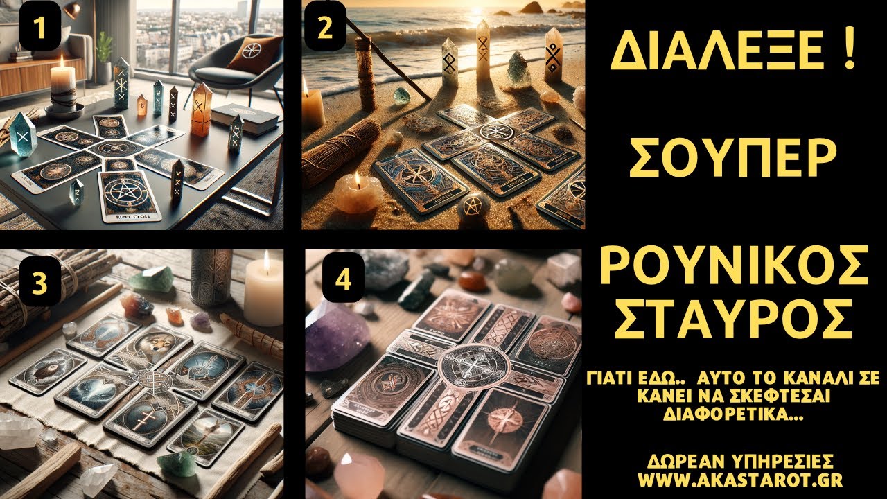 Σουπερ Ρουνικός Σταυρός, Για οποιοδήποτε Θέμα σε απασχολεί ΑΧΡΟΝΟ !#ταρω #ταρώ #ακασ