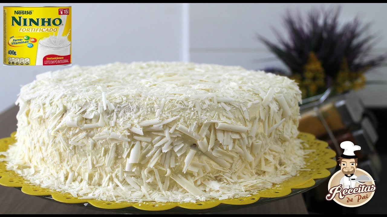 BOLO DE LEITE NINHO FÁCIL 🔶#72 RECEITAS DE PAI