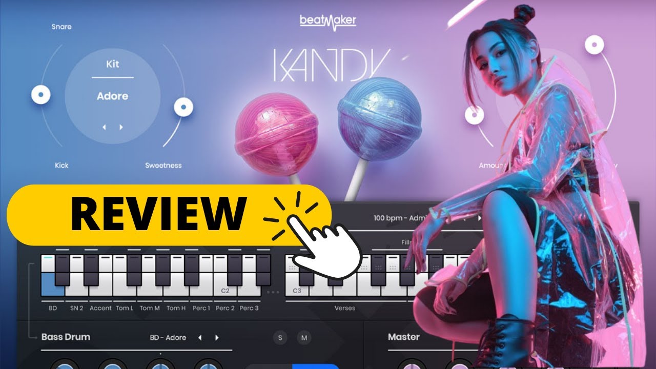 UJAM INSTRUMENTS BEATMAKER KANDY REVIEW 10 drum kits, 460 patterns FREE for 30 Days!