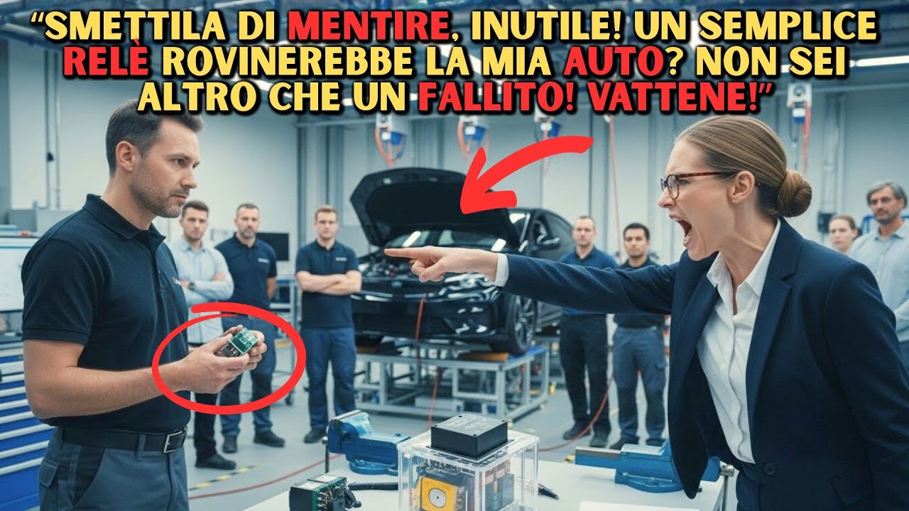 “Quel Relè Non Comanda Nulla!” — La Ceo Lo Ignorò, Ma Lo Invertì E Il Motore Si Spense In 9 Secondi…