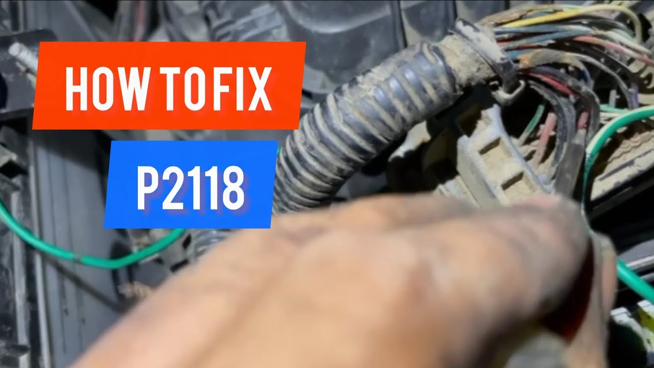 how to fix p2118 throttle actuator control motor current