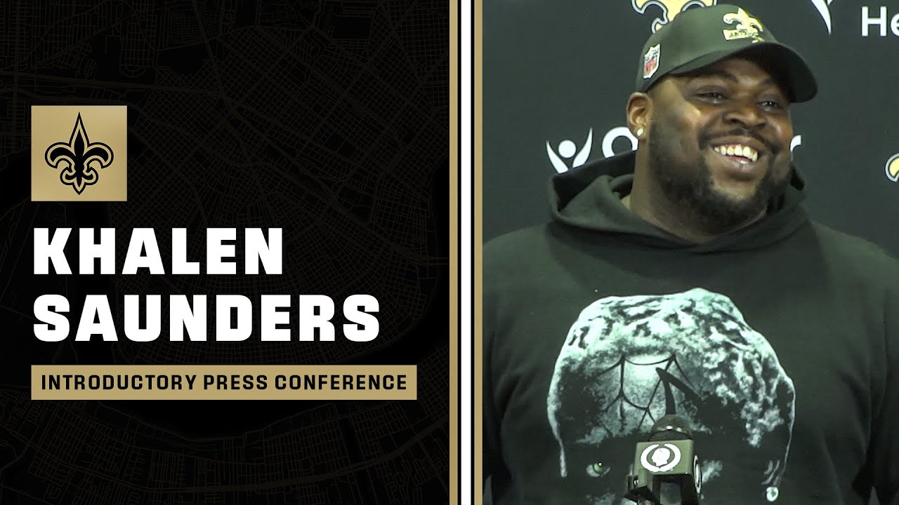 Вступительная пресс-конференция Халена Сондерса | New Orleans Saints