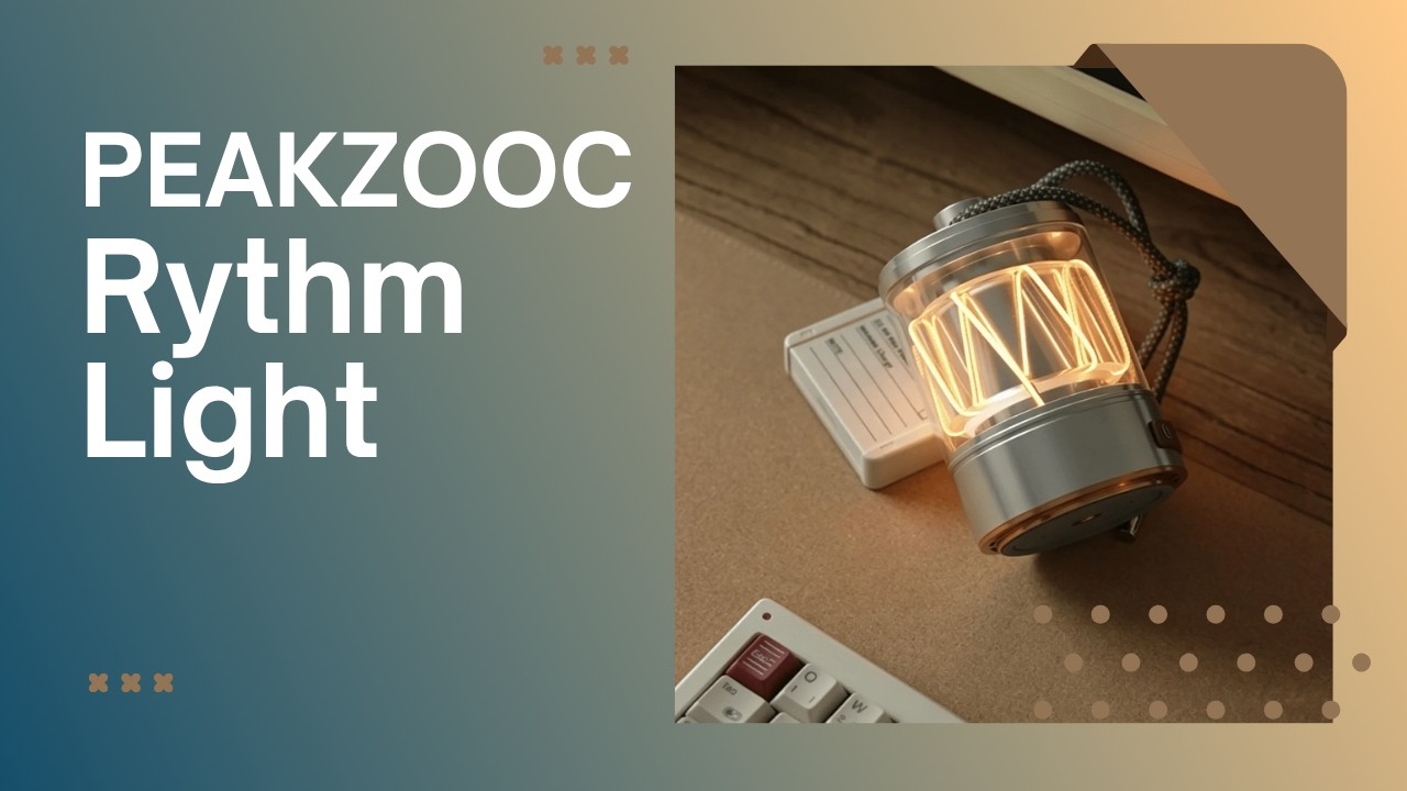 Распаковка и демонстрация PEAKZOOC Rythm Light